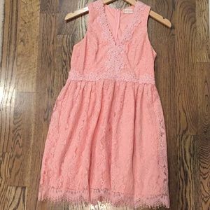 Altar’d State Pink Lace Dress